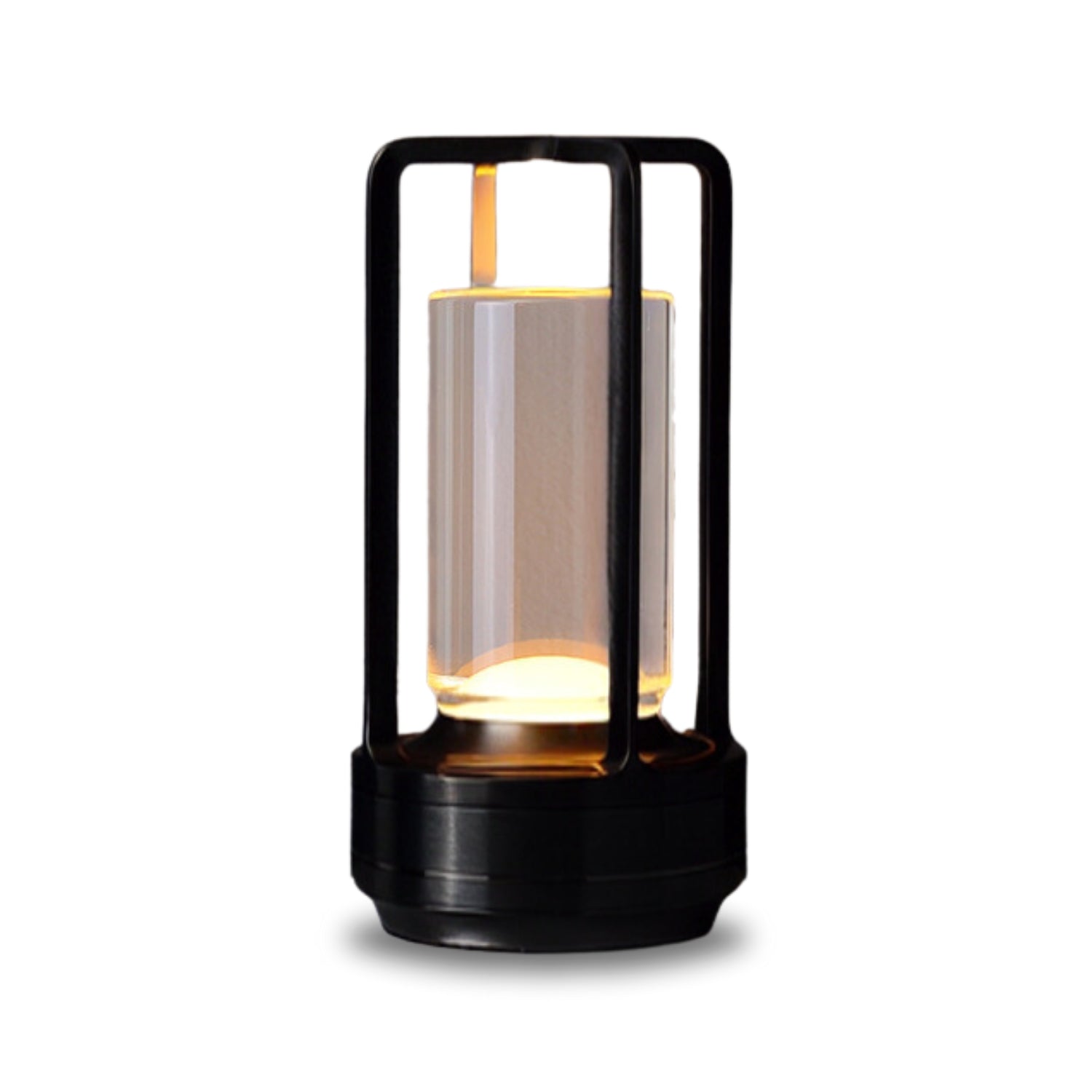 ELVA Draadloze Kristallen Lantaarn Lamp met Touch-Bediening en USB-Oplaadfunctie