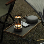 ELVA Draadloze Kristallen Lantaarn Lamp met Touch-Bediening en USB-Oplaadfunctie